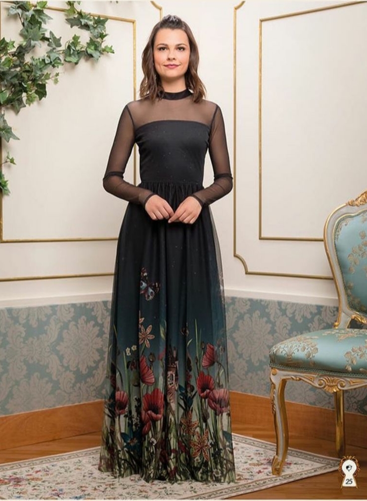 ❌ SOLD ❌ Antix Brazil Maxi mesh tule dress